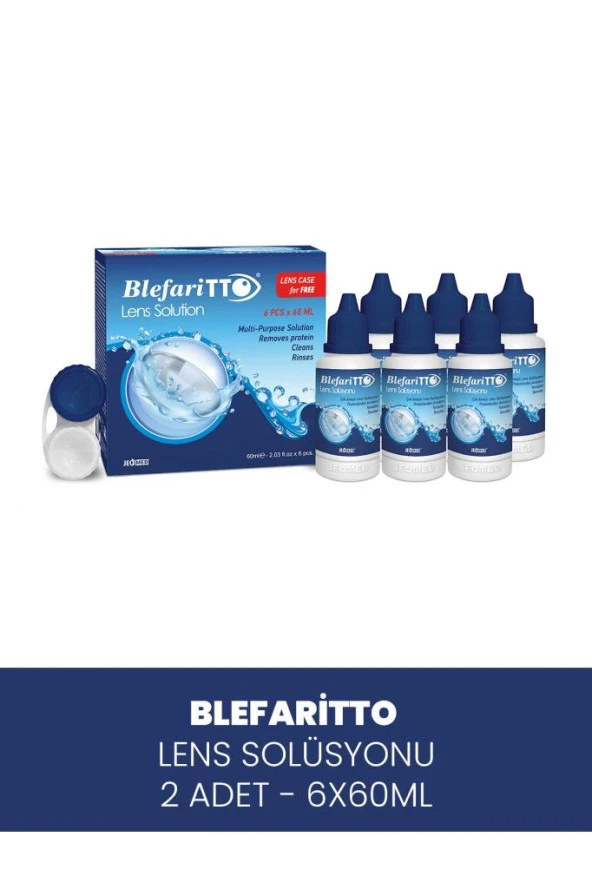 Blefaritto Lens Solüsyonu 6x60 Ml 2 Adet