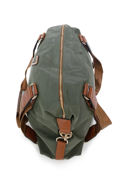 Kadın Saten Valiz Haki Çanta - 4