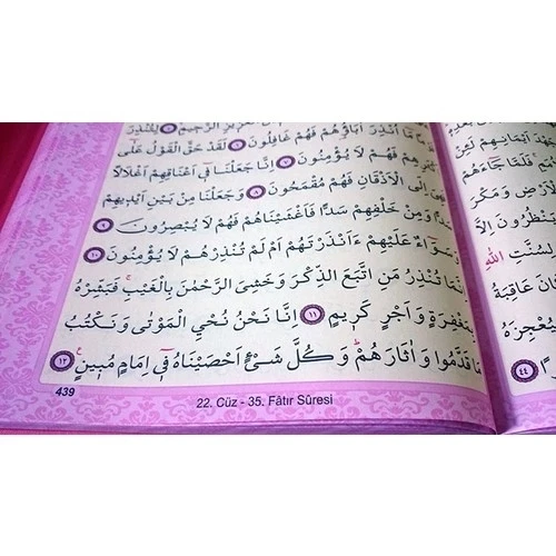HAKTAN H-10 ORTA BOY  KURANI KERİM  PEMBE RENK - 3