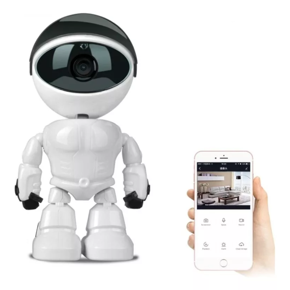 Otomatik Izleme Akıllı Robot Izleme Kamerası Kablosuz Wifi Ev Uzaktan Ağ Monitörü Ev Güvenlik Robotu