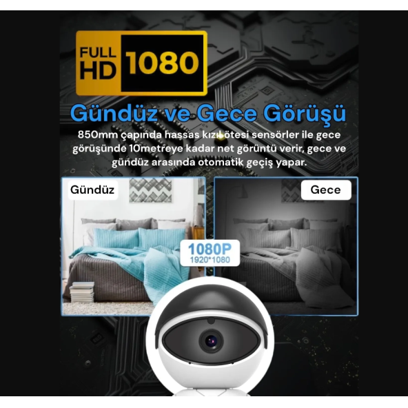 Otomatik Izleme Akıllı Robot Izleme Kamerası Kablosuz Wifi Ev Uzaktan Ağ Monitörü Ev Güvenlik Robotu - 5