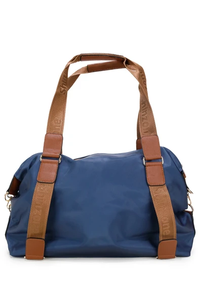 Kadın Saten Valiz İndigo Çanta - 5