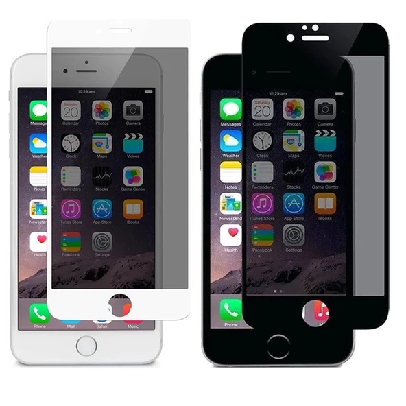 iPhone 7 Plus Hayalet Ekran Koruyucu Tam Kaplayan Gizli Privacy - 1