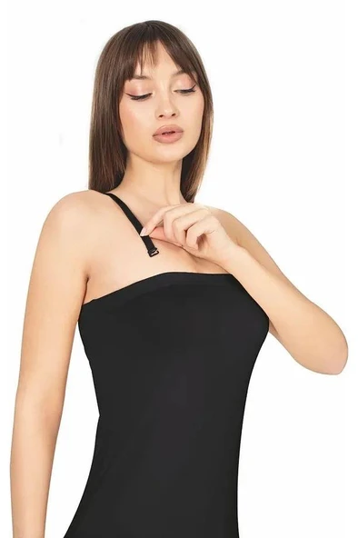 Lüx Drm 3007 Bambu Tek Ürün 2 Özellik Kombinezon ve Uzun Jüpon Elbise Altında İz Yapmaz - 7