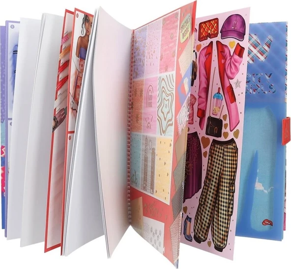 Top Model Topmodel Özel Kumaş Desenli Tasarım Kitabı 0412725_A - 5