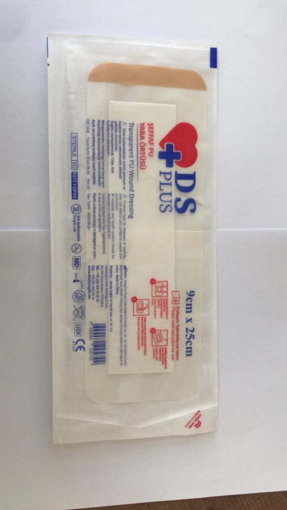 DS PU ŞEFFAF SU GEÇİRMEZ YARA PEDİ 9 X 25 ürün görseli