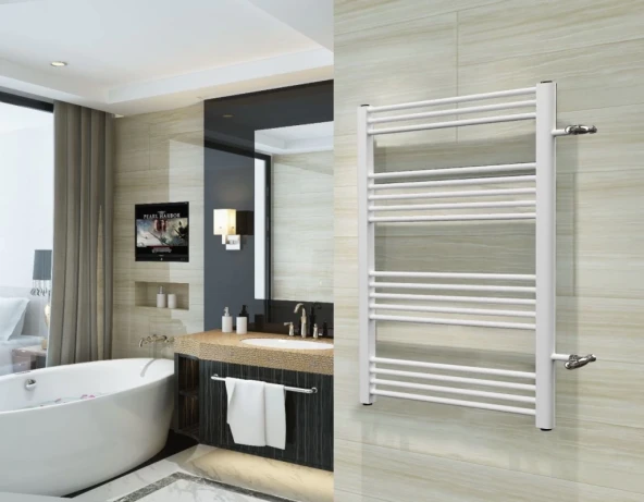 Duffmart 6/10 Yandan Girişli 60x100 cm Beyaz Havlupan - 2