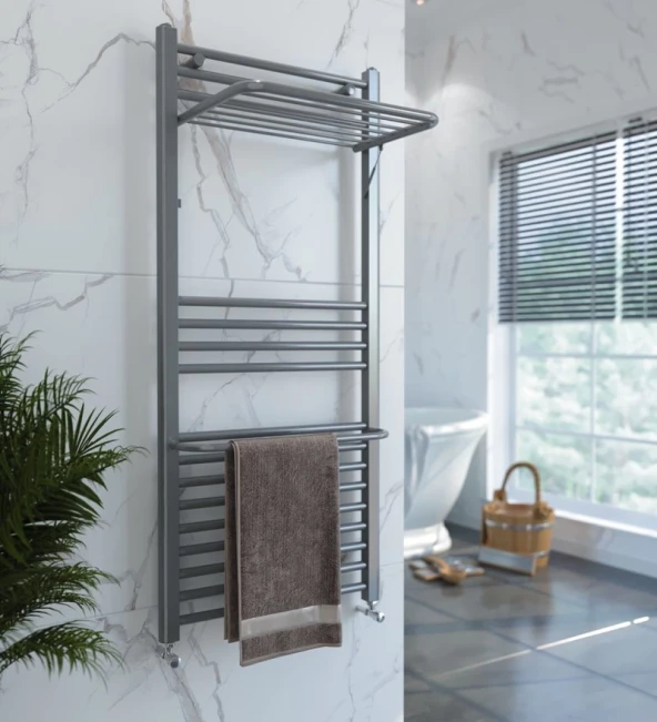 Duffmart Practical 6/11 Amortisörlü 60x110 cm Telegrey Havlupan - 2