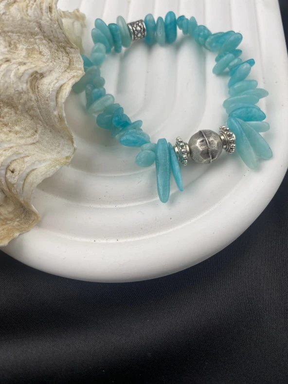 Tasarım Doğal Taş Kadın Bileklik ürün görseli 1