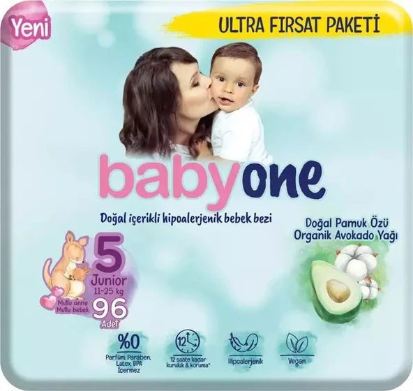 Babyone No:5 Junior 96 Adet Bebek Bezi