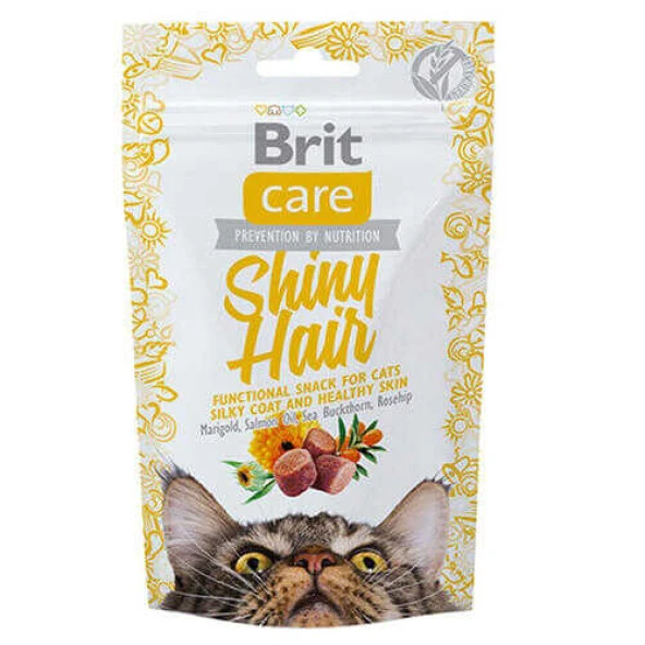 Brit Care Shiny Hair Kedi Bisküvisi 50 Gr