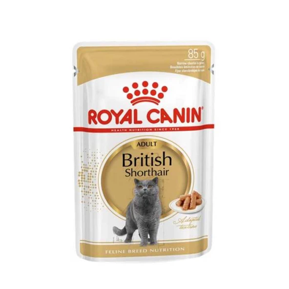 Royal Canin British Shorthair Adult Pouch Kedi Maması 85 Gr