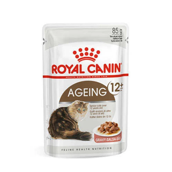 Royal Canin Ageing +12 Gravy Pouch Yaşlı KediKonservesi 85 Gr