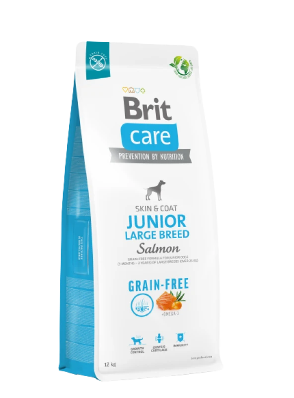 Brit Care Junior Skin & Coat Somonlu Tahılsız Büyük Irk Yavru Köpek Maması 12 Kg