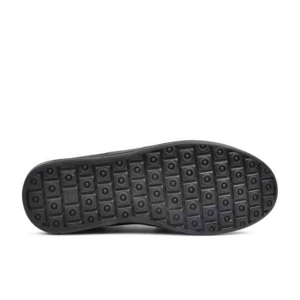 Ayakmod 478 Siyah Erkek Hakiki Deri Slip On Ayakkabı - 7
