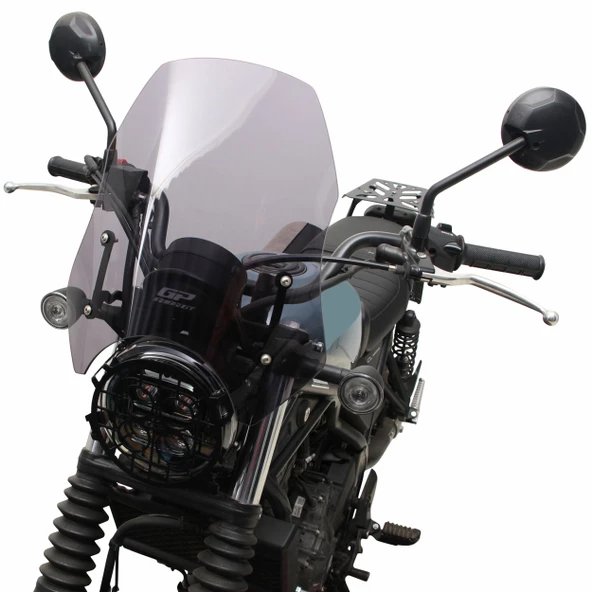 GP Kompozit Honda CL 250 2023-2024 Uyumlu Ön Cam Şeffaf - 2