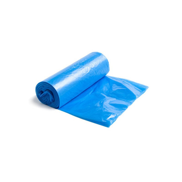 Çöp Torbası Orta Boy 55x60 Cm 20'li x 1 Rulo Mavi Çöp Poşeti - 4
