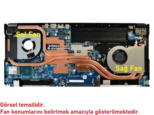Monster Abra A7 V13.1.2 Notebook Gpu Fanı Ver.2 (Sol Fan)