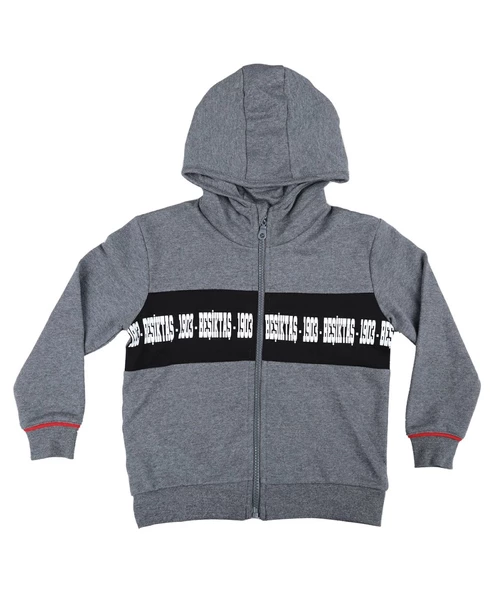 Beşiktaş Orijinal Çocuk Kapüşonlu Eşofman Takımı - 2