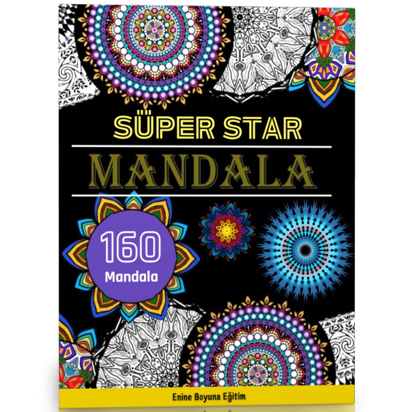 Süper Star MANDALA (160 Boyama)