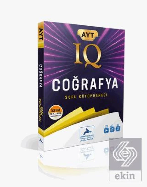 AYT IQ Coğrafya Soru Kütüphanesi PRF Yayınları
