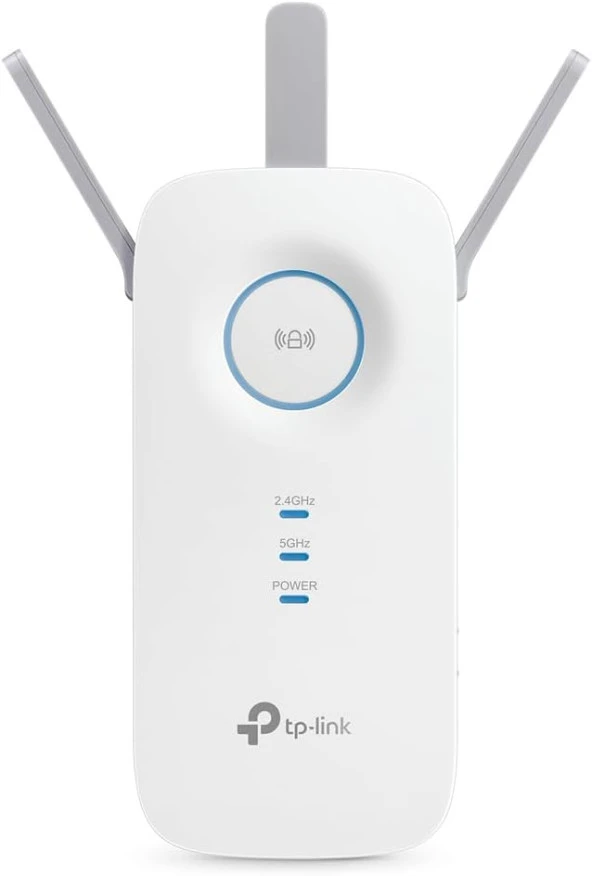 RE450, AC1750 Mbps, 1 Gigabit Bağlantı Noktası ve 3 Harici Anten, Access Point Modu ile Wi-Fi Güçlendirici/Hotspot, Wi-Fi 5 Menzil Genişletici