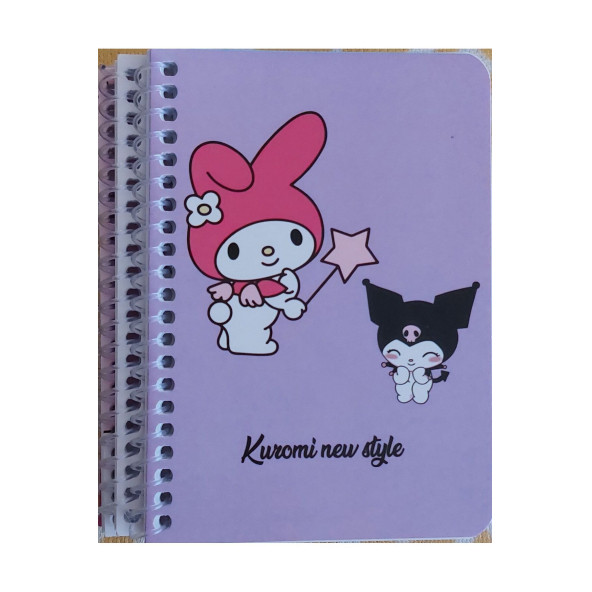 Kawaii Sanrio Kuromi Notebook Cinnamoroll My melody Not Defteri,Planlayıcı