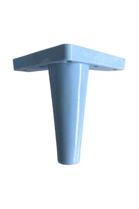 Mavi Plastik 14cm Rüzgar Ayak Mobilya Dolap ve Masa Ayağı(Mavi 14cm)