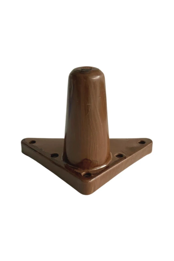 Ahşap Desenli Rüzgar 12cm Plastik Ayak Mobilya Masa ve Dolap Ayağı(AHŞAP DESENLİ 12cm)