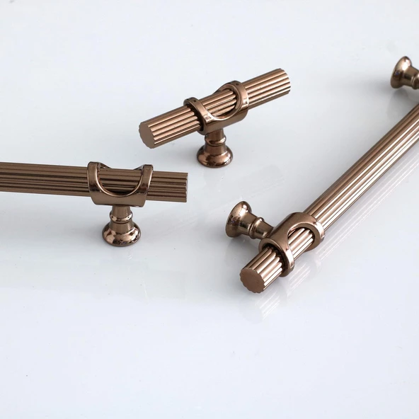 Arsin Bronz Metal Kulp 192 mm-19.2 cm Mobilya Çekmece Dolap Kapak Mutfak Dolabı Kulpları Kulbu Kulpu - 7