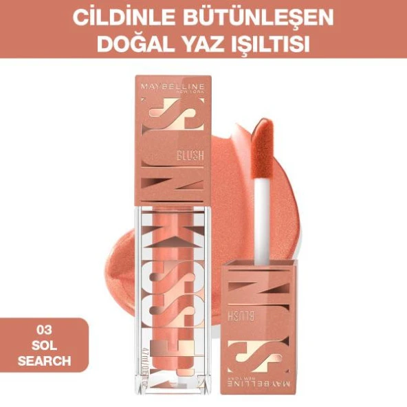 Maybelline New York Sunkisser Likit Allık - 03 Sol Search - 2
