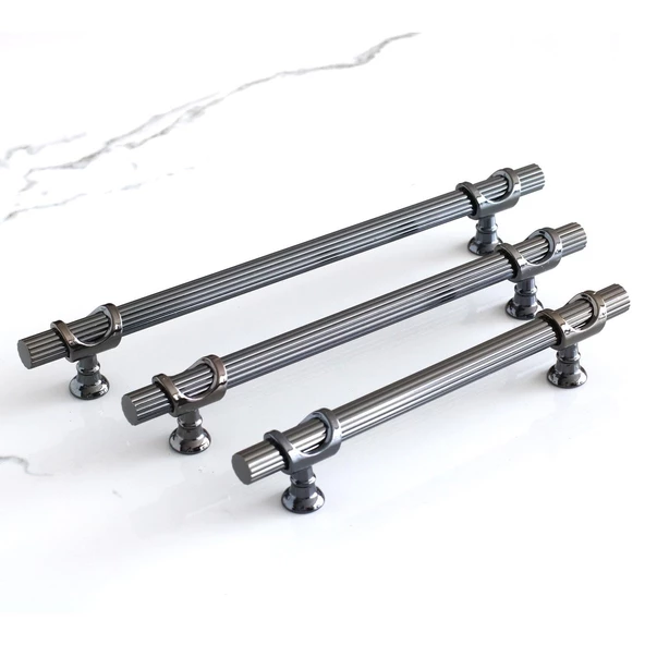 Arsin Füme Metal Kulp 224 mm-22.4 cm Dolap Mobilya Mutfak Kapak Çekmece Dolabı Kulpları Kulbu Kulpu - Resim 6