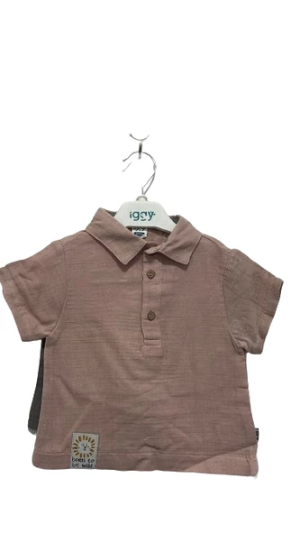 uğurböceğiçocuk 2'li Erkek Takım Born To Be Wild Gömlek Şort Takım 124114 - 5