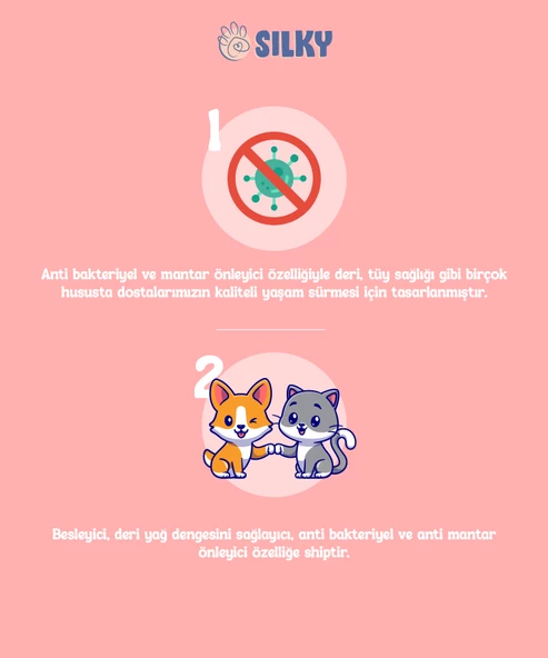 Silky - Kedi / Köpekler için Koku Giderici Sprey - Doğal içerikli 500 ml - 3