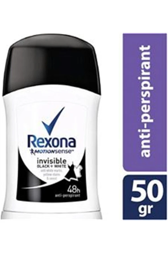 Rexona Invisible Black - White Stick Bayan 50 Ml