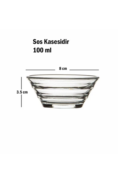Paşabahçe Gastrobuotıque 6'lı Sosluk 53932 1072078 100 ml - Resim 2