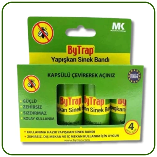 Bytrap Yapışkan Sinek Bandı | 1 Pakette 3 Rulo - Resim 4