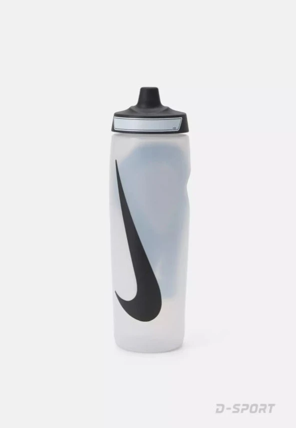 Nike Refuel Water Bottle 24OZ Natural Black Black Matara N.101.0867.173.24