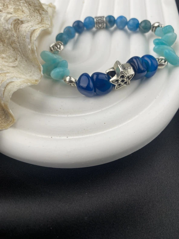 Tasarım Kadın Doğal Taş Bileklik ürün görseli 1