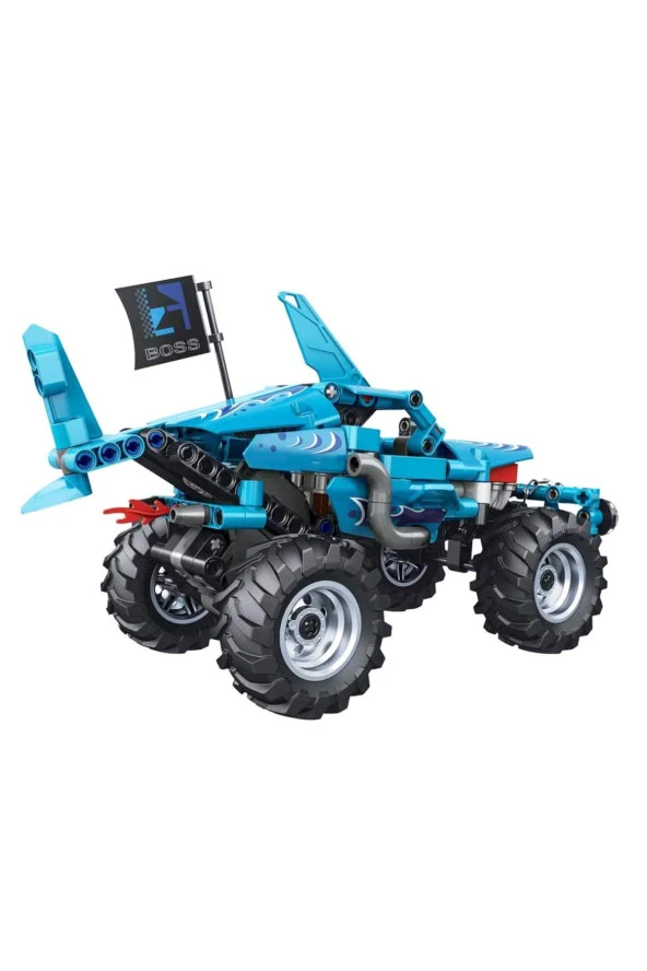 Boss Shark Karaya Çıktı! 305 Parçalı Muhteşem Yarış Arabası - 2