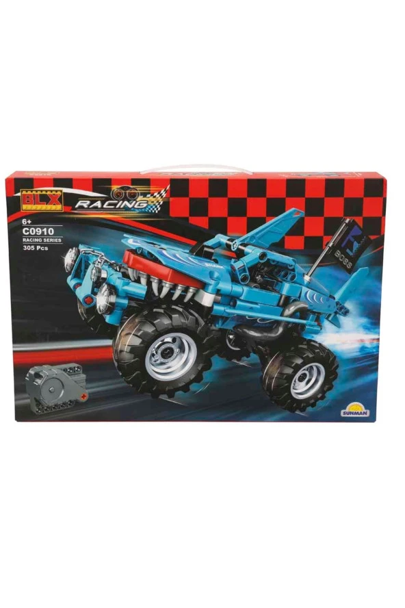 Boss Shark Karaya Çıktı! 305 Parçalı Muhteşem Yarış Arabası - 3