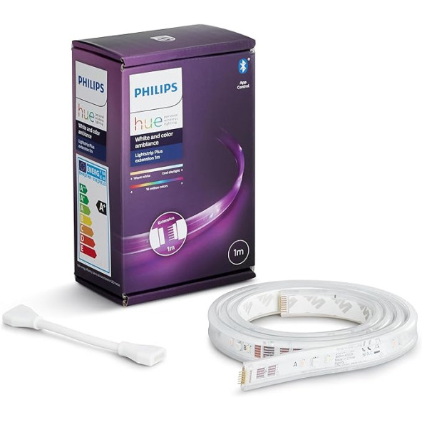 Philips Hue Akıllı LEDşerit, 1 metre, V4 Bluetooth özellikli, Ekleme/Uzatma şeridi - 1