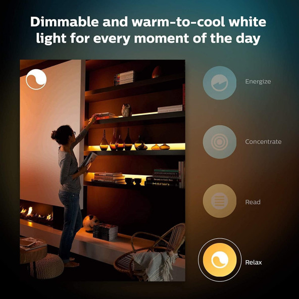 Philips Hue Akıllı LEDşerit, 1 metre, V4 Bluetooth özellikli, Ekleme/Uzatma şeridi - 3