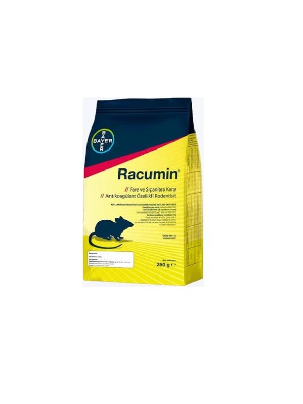 Bayer Racumin Fare ve Sıçanlar Için Zehirli Buğday 250 Gr