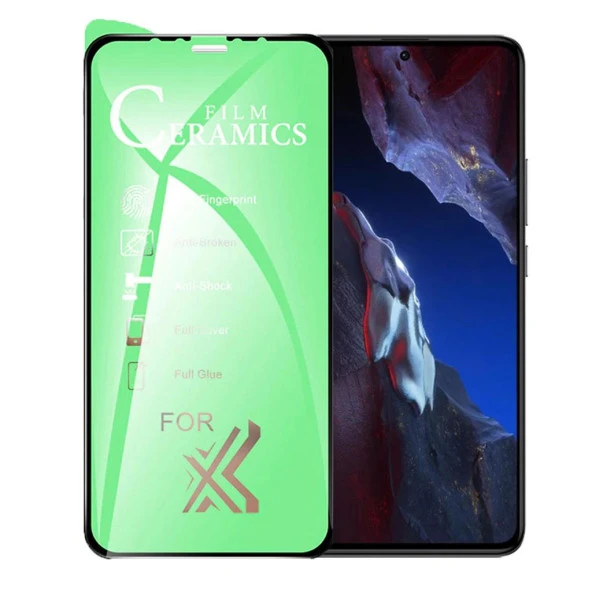 Xiaomi Poco F5 Pro Kırılmaz Cam 9D Seramik Nano Ekran Koruyucu