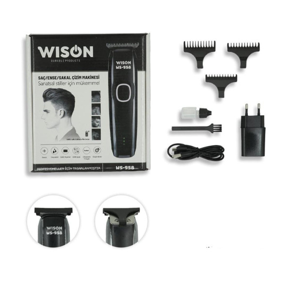 wison ws-958 saç sakal ense cizim makinası