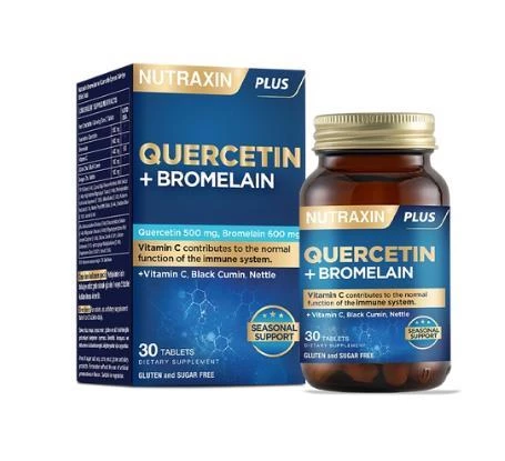 Nutraxin Quercetin + Bromelain 30 Tablet ürün görseli