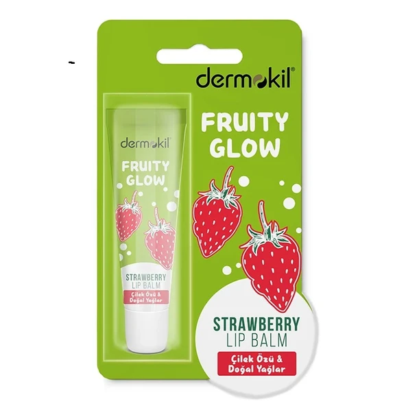 Dermokil Fruity Glow Çilek Lip Balm 15 ml