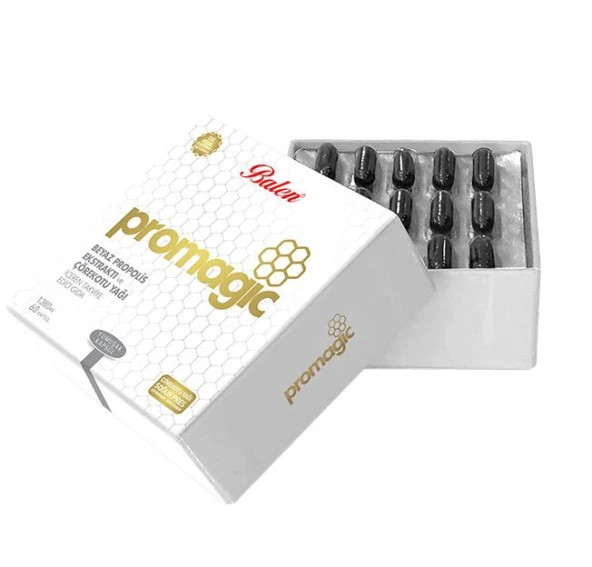 Balen Promagic Propolis Ekstraktı ve Çörekotu Yağı Içeren Takviye Edici Gıda 1380 mg 60 Kapsül