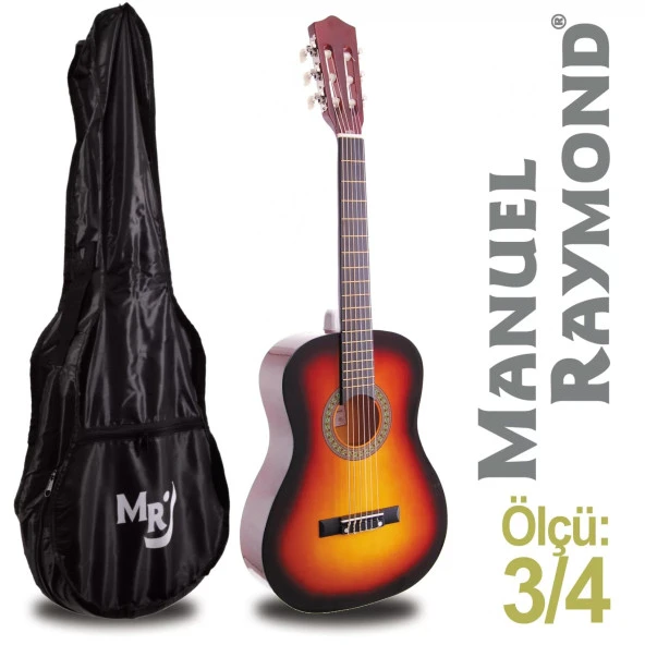 Klasik Gitar Junior Manuel Raymond Mrc87sb (kılıf Hediye)